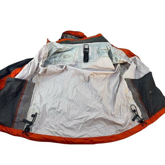 North Face Youth Junior sz L Hyvent‎  Hooded Jacket orange - Picture 2 of 4